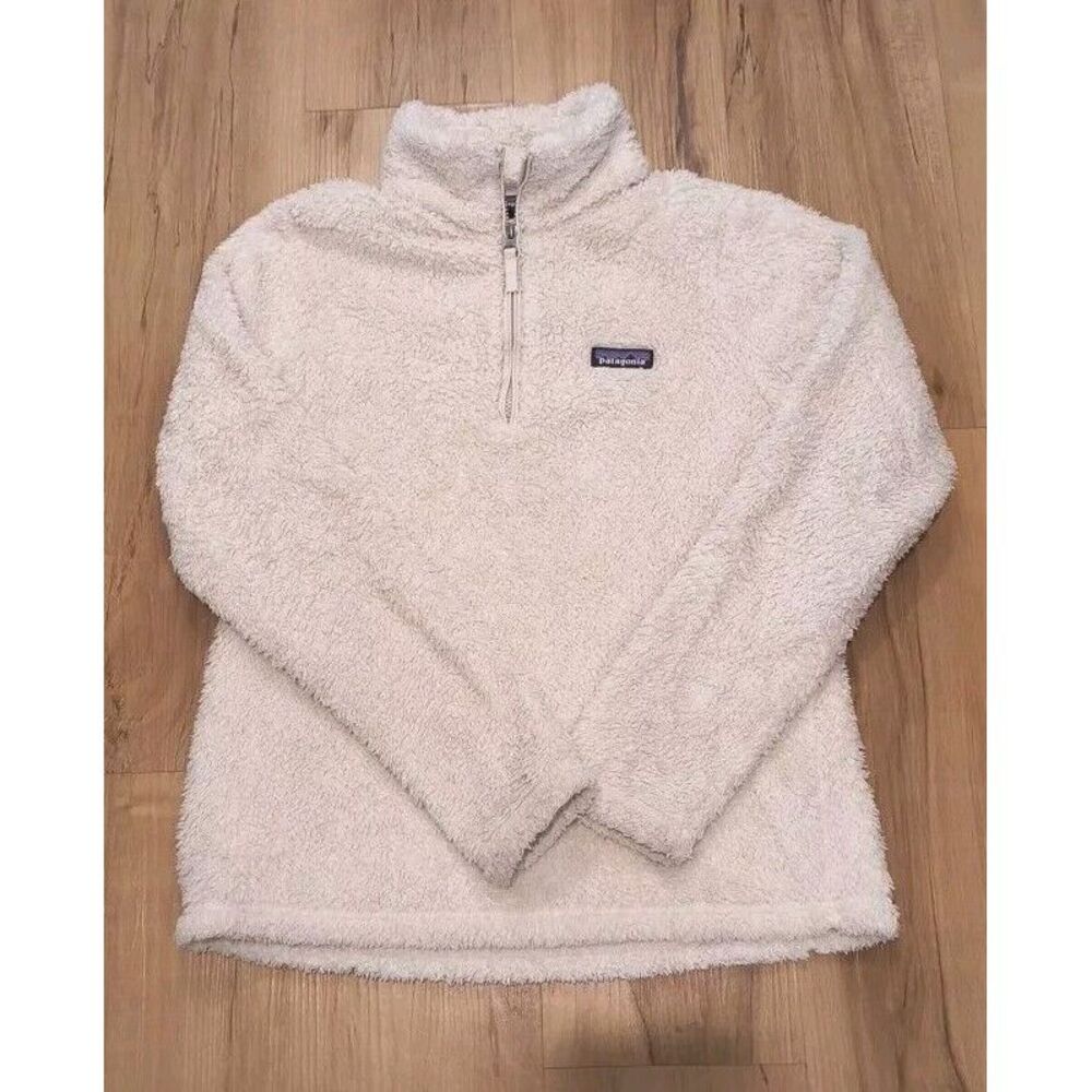 Patagonia Women's Los Gatos 1/4 Zip Pullover Fleece Birch White Size M Fall 2020